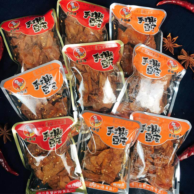 新货手撕豆皮片辣条豆腐皮