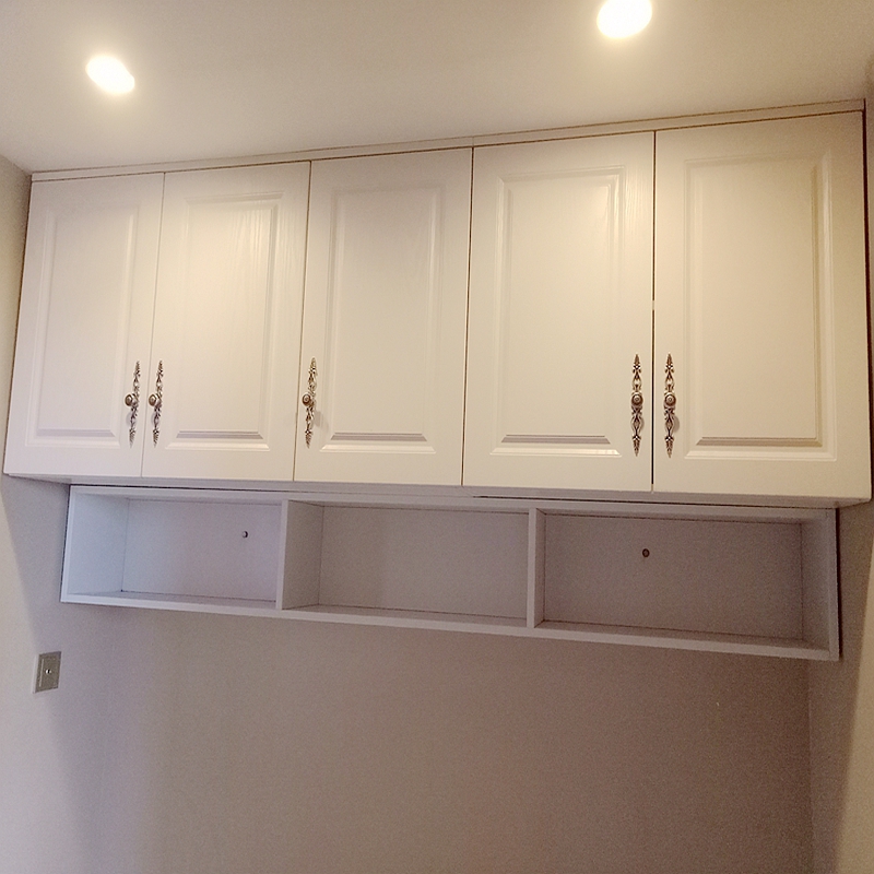 实木定制卧室顶柜书房收纳吊柜书架组合定做壁挂柜书柜储物柜墙柜