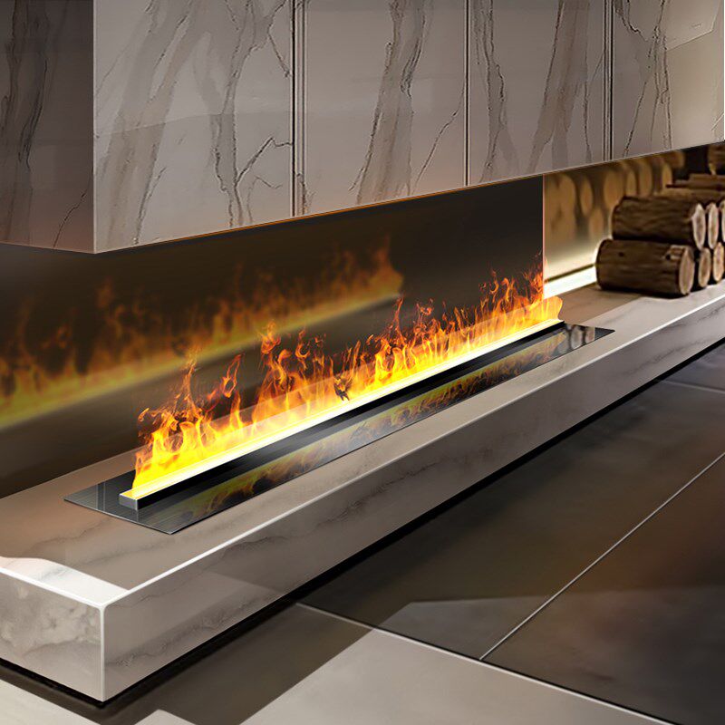 【定制】壁炉3d雾化仿真火焰加湿器装饰柜嵌入式定制智能家用取暖