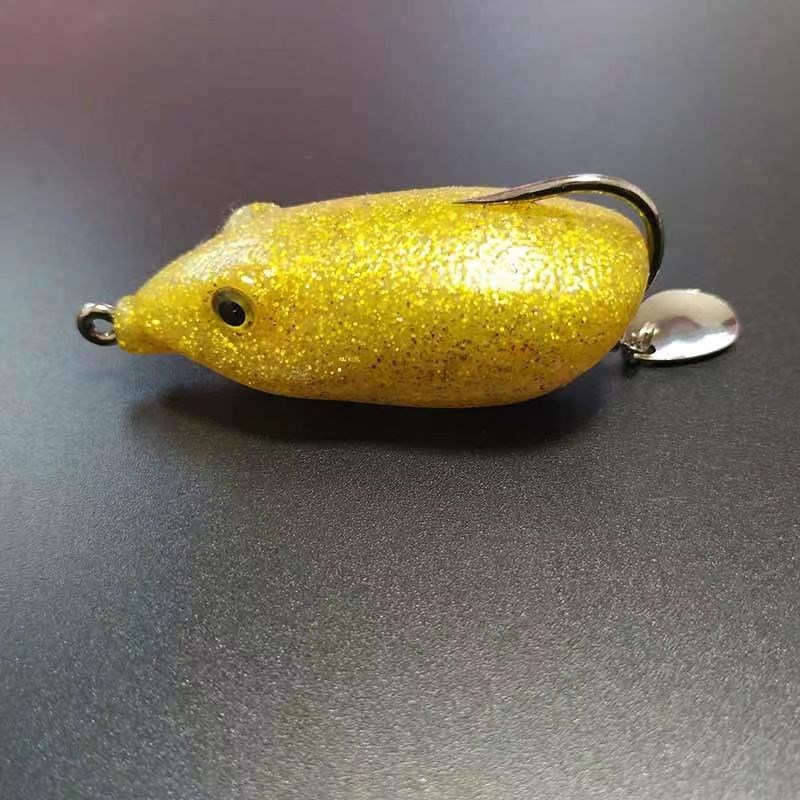 新款单钩雷蛙蟾毒路亚假饵远投改装黑鱼专杀打黑雷强12克小号雷蛙