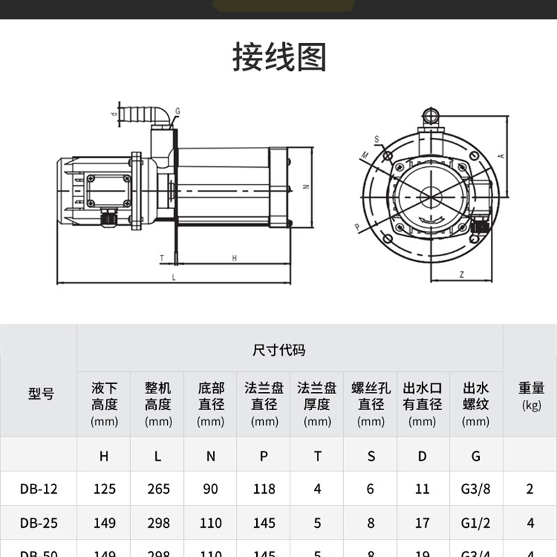 速发机床冷却水泵小型220V单相380GV三相电泵车床磨床线切割油泵