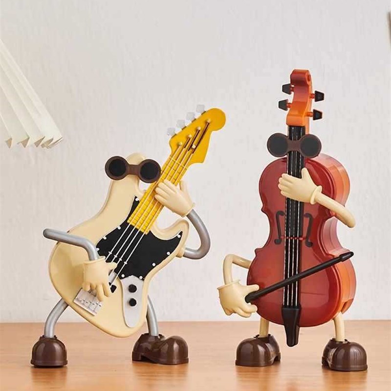 创意吉他小提琴八音盒音乐盒装饰摆件实用感新年生日X礼物女生礼