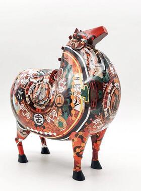 唐富贵五行马摆件工艺品装饰桌面礼物纪念品简约中式创意