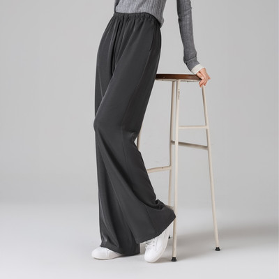 高腰显瘦休闲裤女宽松阔腿拖地裤