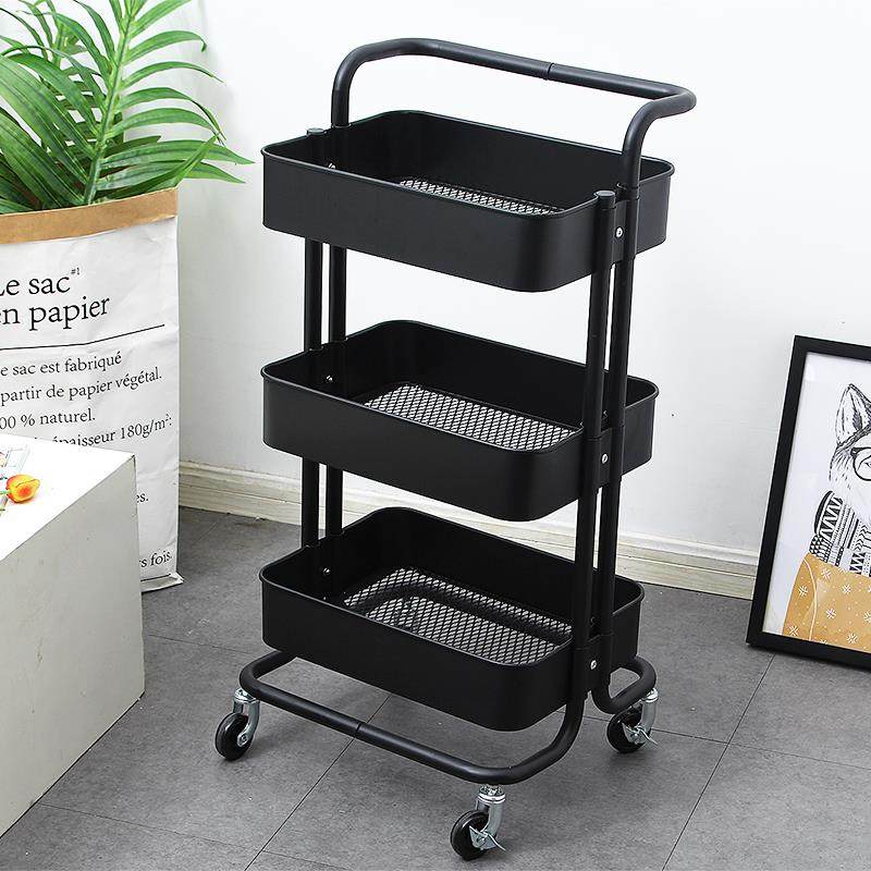 22管加厚碳钢拉斯克手推车置物架美容美发火罐工具车水杯餐具收纳,收纳整理,家用收纳手推车,淘宝优惠券,粉丝福利购,淘宝优惠卷