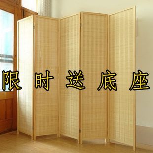 卧室房间实木折叠移动屏风 屏风隔断折屏简约现代客厅隔断玄关中式