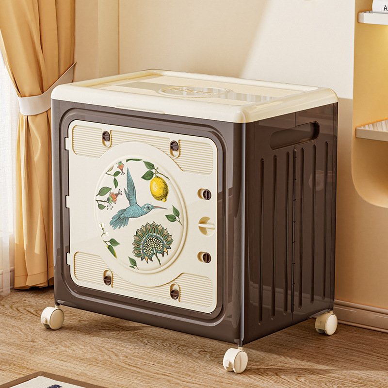 新品收纳箱整理箱大容量超大家用翻盖可折叠玩具衣物被子储物柜子