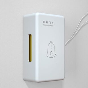交流电有线叮咚门铃220V机械式 家恩明装 家用酒店宾馆门铃喇叭开关