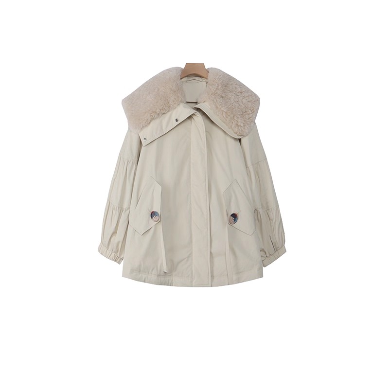 【大扣子羽绒服】王福贵定制～翻领毛毛韩版羽绒服11.22