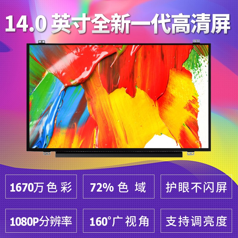 联想T440 E440 T450 T470 E470 T480 T460笔记本屏幕昭阳E42-80 K