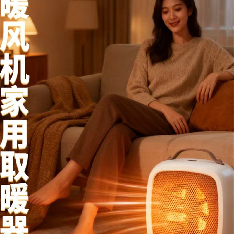 暖风机家用取暖器办公室小型电暖器宿舍电热扇桌面速热迷你暖风机