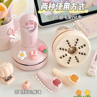 吸灰尘学生桌面吸橡皮碎屑充电清理器桌子清洁文具键盘.电动吸尘