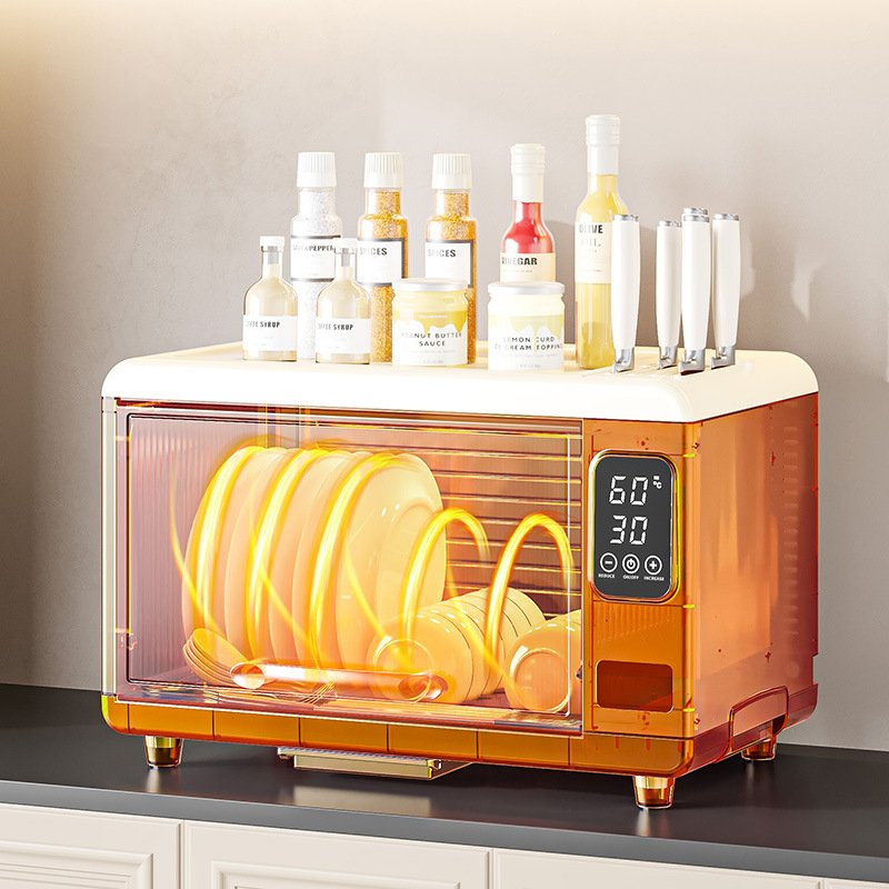 家用消毒碗柜防尘柜烘干一体家用多功能厨房碗碟智能餐具收纳柜