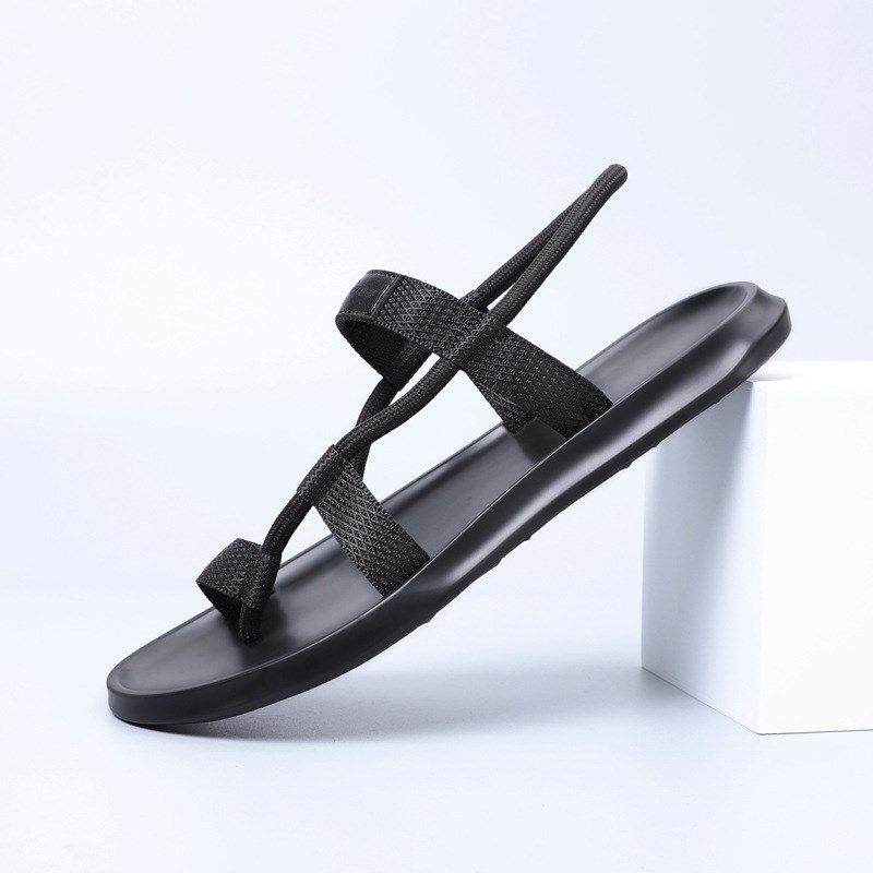 凉鞋男款b新款夏季韩版潮流休闲运动百搭软底沙滩鞋户外凉拖鞋