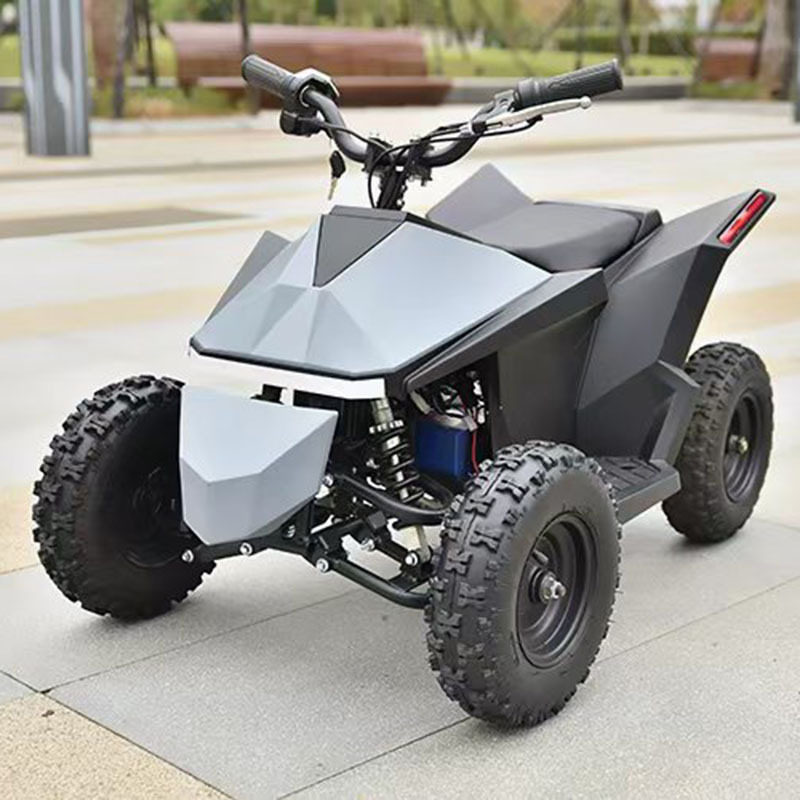 ATV小越野车儿童电动摩托车四轮沙滩全地形黑色减震电动越野