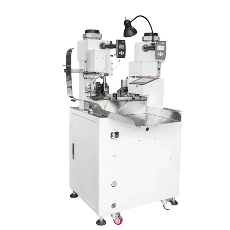 全自动双头端子机RF-02A电子线硅胶线裁线剥皮超静音端子压接机