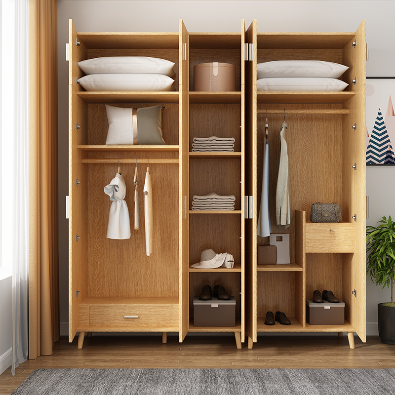 衣柜家用卧室小户型现代简约风衣柜  二三门衣柜公寓组合大衣橱