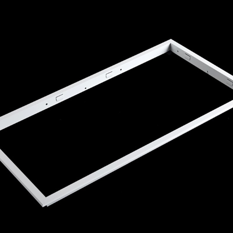 集成吊顶转换框传统普通吊顶pvc石膏板木板吊顶暗装转接框