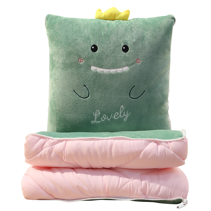 办公室抱枕被两用加厚靠垫被子多功能午睡三合一折叠汽车内被枕头