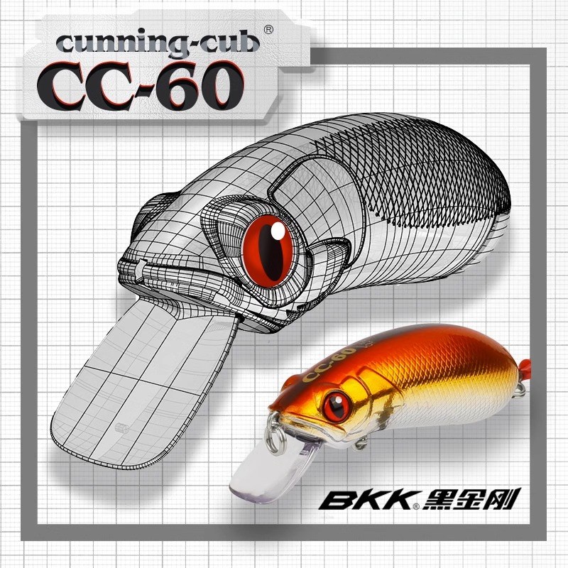大河奔流CC60/CC60S摇滚小胖子路亚饵沉水远投鳜鱼鲈鱼翘嘴假饵