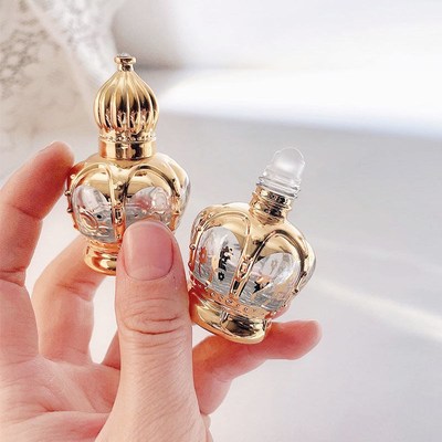 精致1g小金豆收纳瓶迪拜香精瓶滚珠式精油瓶色料途搽香水空瓶收藏