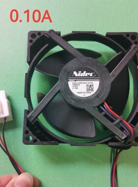 适用美的冰箱风扇U92C12MS7BA3-52 NIDEC风扇 9CM 冷冻风扇0.10A