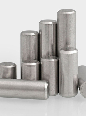 304不锈钢圆柱销实心光轴销子定位固定销钉GB119M3M4M5M6M8M10M12