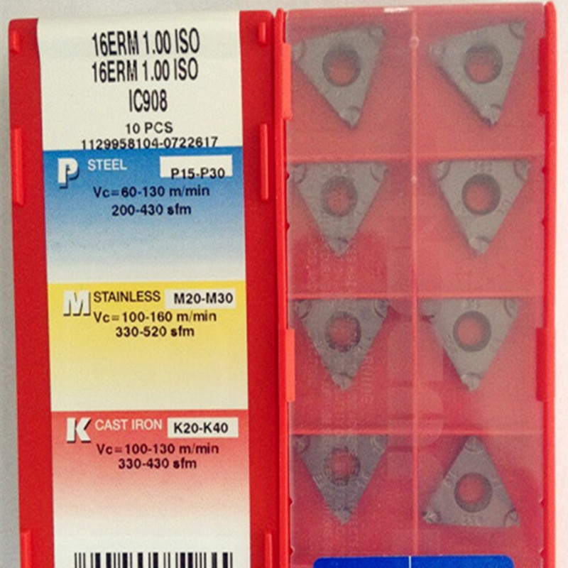伊斯卡内外螺纹刀片16ER 16IR1.0/1.5/2.0/2.5/3.0/AG60 55 IC908