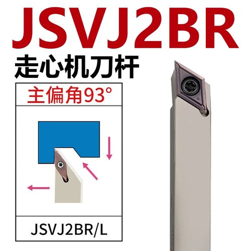 JSVJ2BR/L数控走心机外圆刀杆1010K11 1212K高速钢抗震前车削刀杆