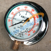 船用防震压力表YN100T耐震径向带后边压力表 富阳仪表 船用压力表