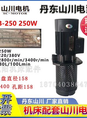丹东山川三相电泵 YSB-250 250W 圆盘158 原厂冷却泵水泵