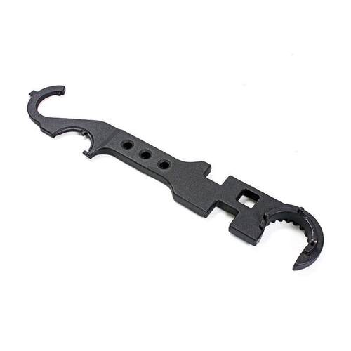 AR15/M4工具扳手全钢制金属大扳手 Y36-A野战多功能扳手 钢制ar