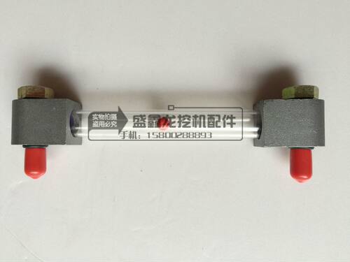 适用于神钢挖土机配件 神钢SK200-6/6E/8 液压油标尺 泵油尺150MM