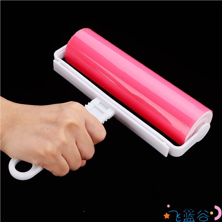 除尘粘毛器滚筒可水洗特大号硅胶脱毛宠物滚刷滚子衣物毛毡强力刷