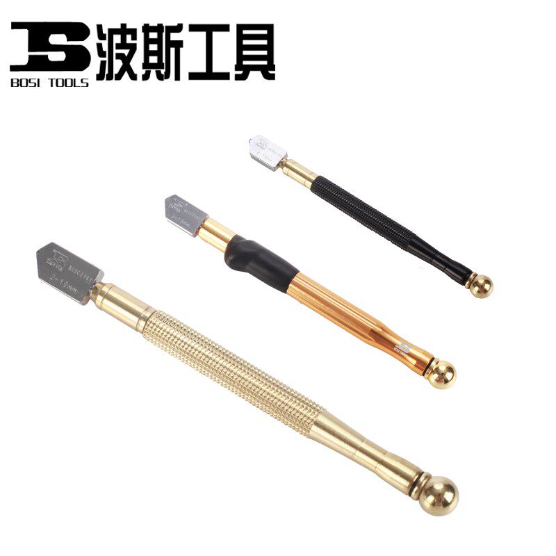 波斯工具 高档玻璃刀2-19mm专业级玻璃割刀/玻璃划刀刀具