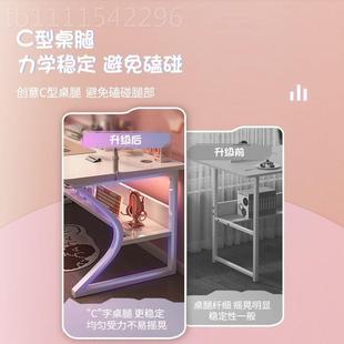 简易CUD室竞桌电书桌家用卧桌子学出租屋生简约工作台办 脑桌台式
