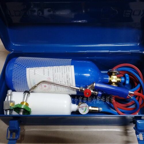 新款2L便携式焊炬套装 2升焊炬 铜管焊枪焊接割枪 空调维修工具箱