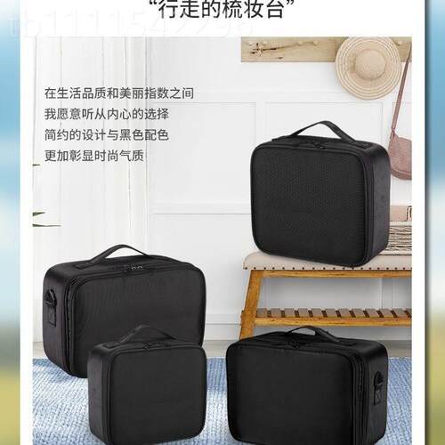 化妆绣包新加高in款s大容便携旅行跟妆纹化妆量师专业见描述收纳