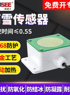 RS485雨雪传感器小型气象站风雨变送器降雨降雪降水检测感应器