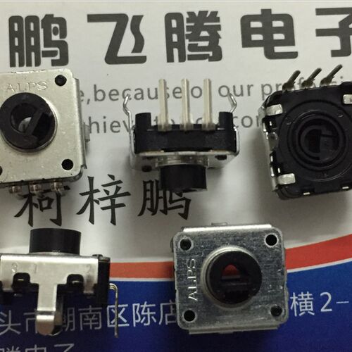 日本ALPS EC12E2420301贯通轴旋转编码器开关24定位数 脉冲轴3.5