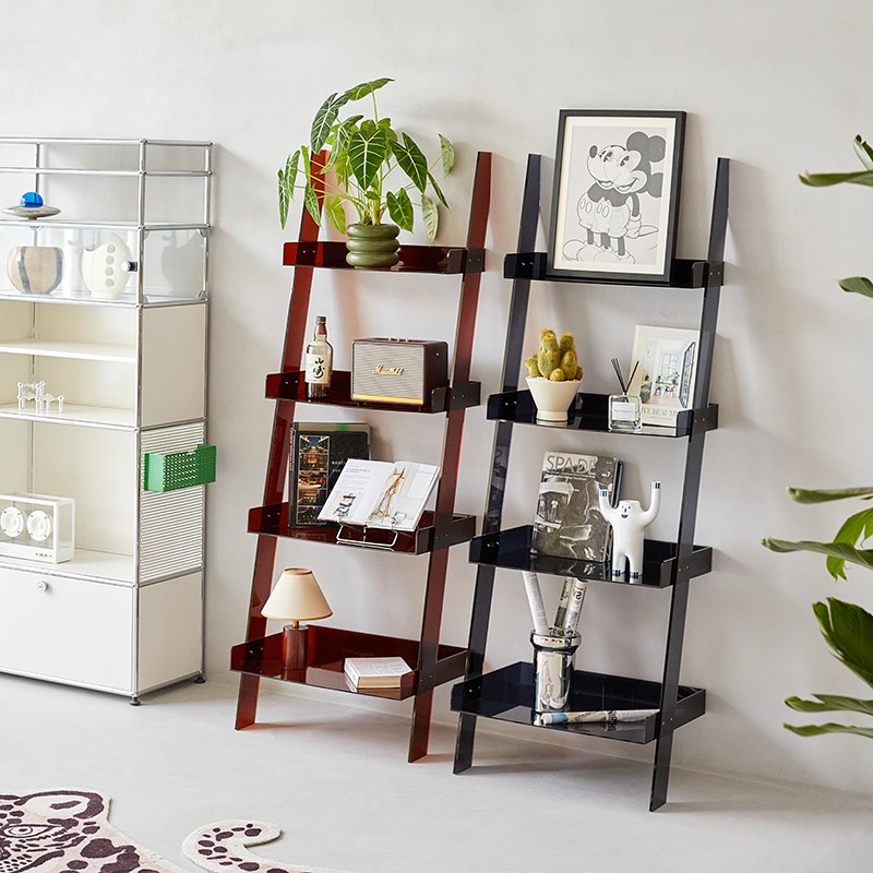 mokamoka亚克力置物架多层ins极简家用陈列架手办盲盒收纳柜落地