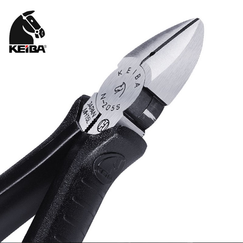 日本马牌迷你剪钳N-205S/N206S/N207S斜口钳日式偏口钳电工斜嘴钳