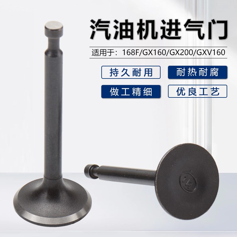 汽油发电机2/3KW168F/GX160/GX200/GXV160草坪机水泵进气门排气门