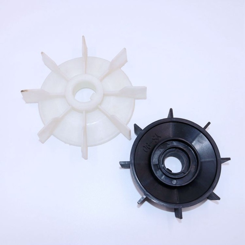 YS-90/71/132 电动机散热风叶 塑料风扇 D孔14mm带键单相三相叶片