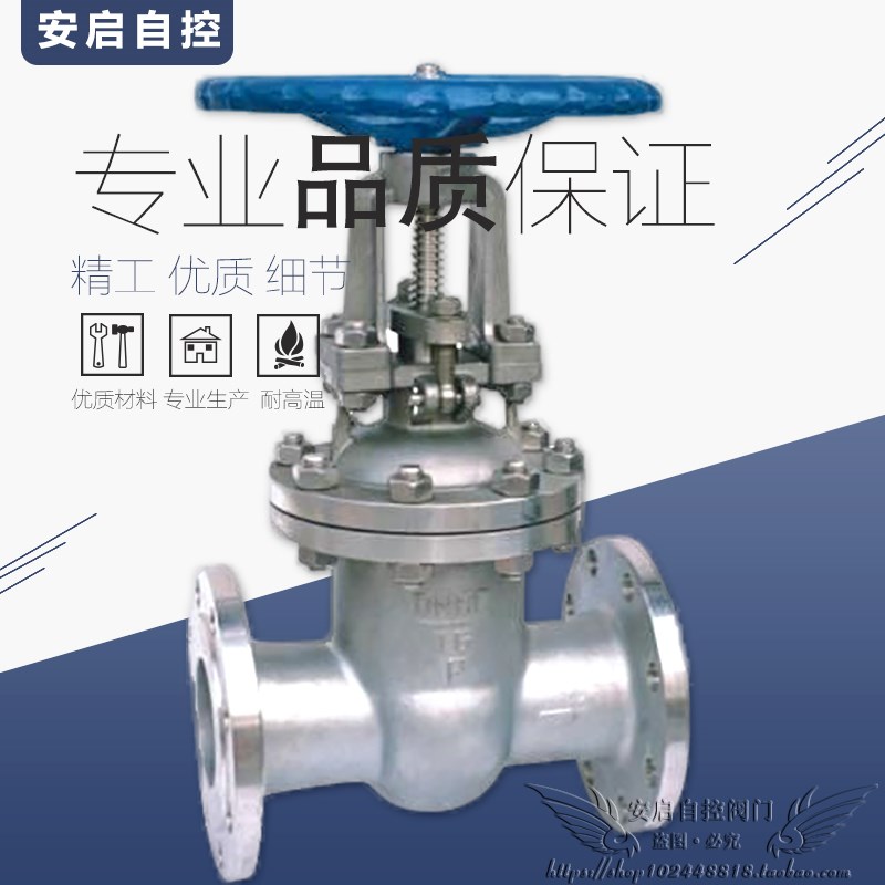 Z41W-40P化工高温高压蒸汽导热油304/316不锈钢法兰闸阀DN15-300