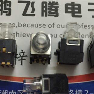 黄绿灯发光 K5V1YG43G带灯侧面按键开关 贴片SMD5脚 美国C&k 原装