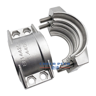 精品304不锈钢管夹 DIN2817/EN14420-3软管抱箍 安全管卡拉瓦卡箍
