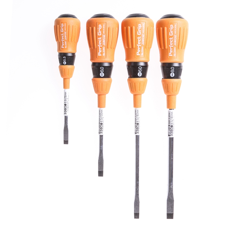 木工工具 3380一字磁性螺丝刀 手动工具 新亀SUNFLAG 特惠 堤旁树