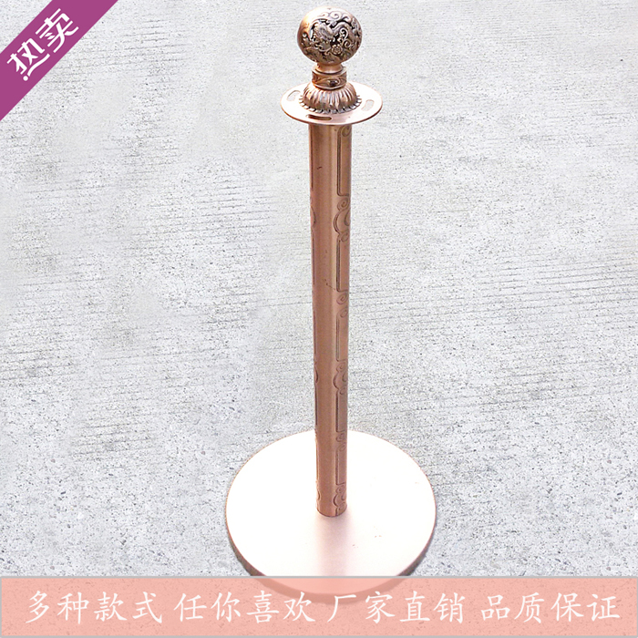 拉杆座交通护栏隔离栏挂绳迎宾柱伸缩 警戒线不锈钢绒绳一米五线