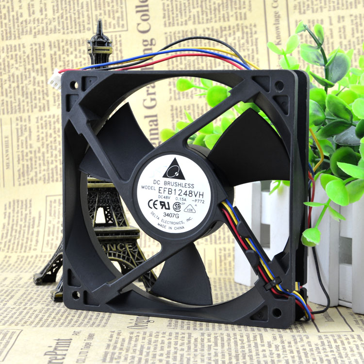 台达EFB1248VH-R00 12025 48V 0.15As8505交换机静音散热风扇